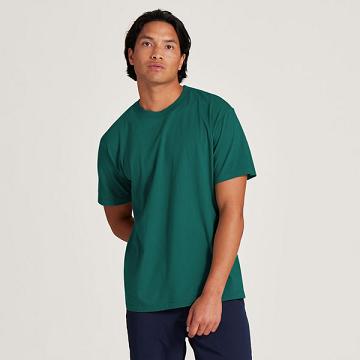 Allbirds Allgood Katoenen T-shirts Heren Turquoise | NL4298YU