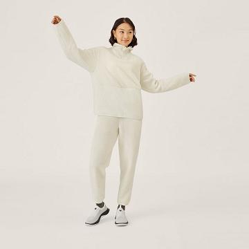 Allbirds Fluff Fleece Broek Dames Wit | NL4765UT