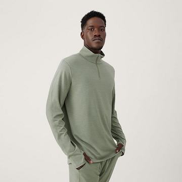 Allbirds Performance Quarter Zip Hoodie Heren Groen | NL4325RW