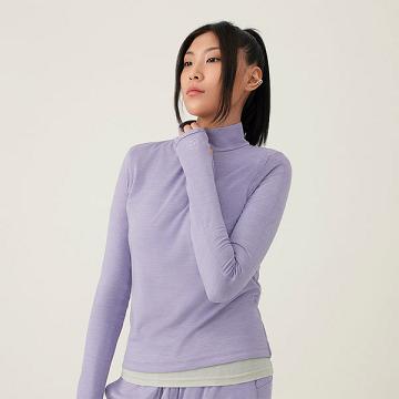 Allbirds Performance Quarter Zip Hoodie Dames Paars | NL4774HK