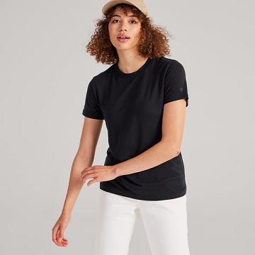 Allbirds Sea T-shirts Dames Zwart | NL4736OR