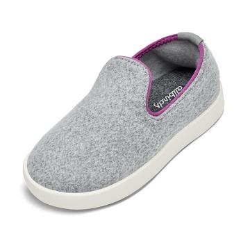 Allbirds Smallbirds Wol Loungers Slip On Schoenen Kinderen Zilver | NL4873NB