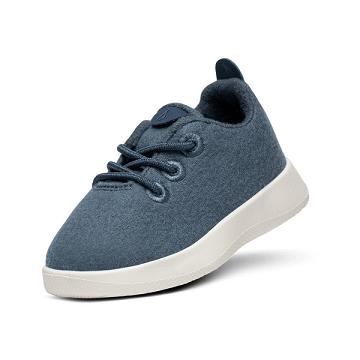 Allbirds Smallbirds Wol Runner Sneakers Kinderen Blauw | NL4861AP