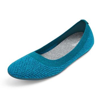 Allbirds Tree Breezers Platte Schoenen Dames Turquoise | NL4665EX