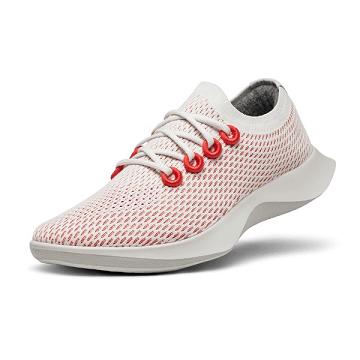 Allbirds Tree Dasher 1 Hardloopschoenen Heren Rood Wit | NL4161SO