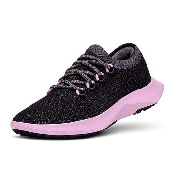 Allbirds Tree Dasher 2 Hardloopschoenen Heren Zwart Roze | NL4195TV