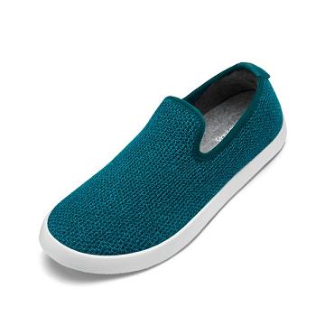 Allbirds Tree Loungers Slip On Schoenen Heren Turquoise Wit | NL4107FM