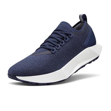 Allbirds Wol Flyer Mizzles Hardloopschoenen Heren Donkerblauw | NL4130JJ