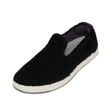 Allbirds Wol Lounger Fluffs Slip On Schoenen Heren Beige Zwart | NL4089UT