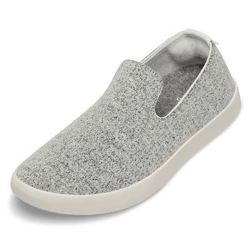 Allbirds Wol Loungers Slip On Schoenen Heren Grijs Wit | NL4097NB