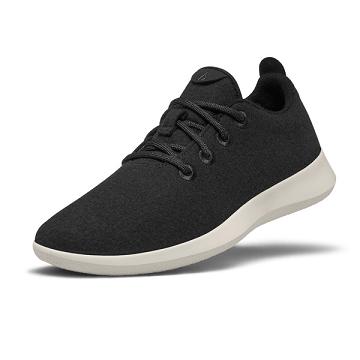 Allbirds Wol Runner Sneakers Dames Zwart Wit | NL4490XF