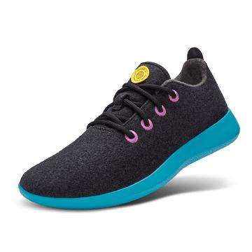 Allbirds Wol Runner Sneakers Heren Blauw Zwart | NL4059PQ