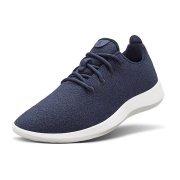 Allbirds Wol Runner Sneakers Heren Donkerblauw Wit | NL4061IS