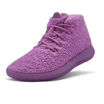 Allbirds Wol Runner-up Fluffs Hoog Dames Paars | NL4649KI