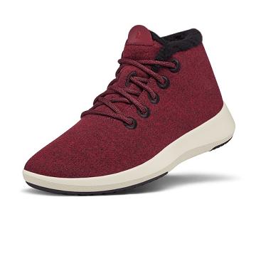 Allbirds Wol Runner-up Mizzle Fluffs Hoog Dames Rood | NL4644VD