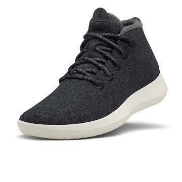 Allbirds Wol Runner-up Mizzles Hoog Dames Grijs Wit | NL4657AP