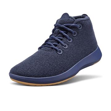 Allbirds Wol Runner-up Mizzles Hoog Dames Blauw | NL4659OR