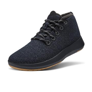 Allbirds Wol Runner-up Mizzles Hoog Dames Zwart | NL4660IS